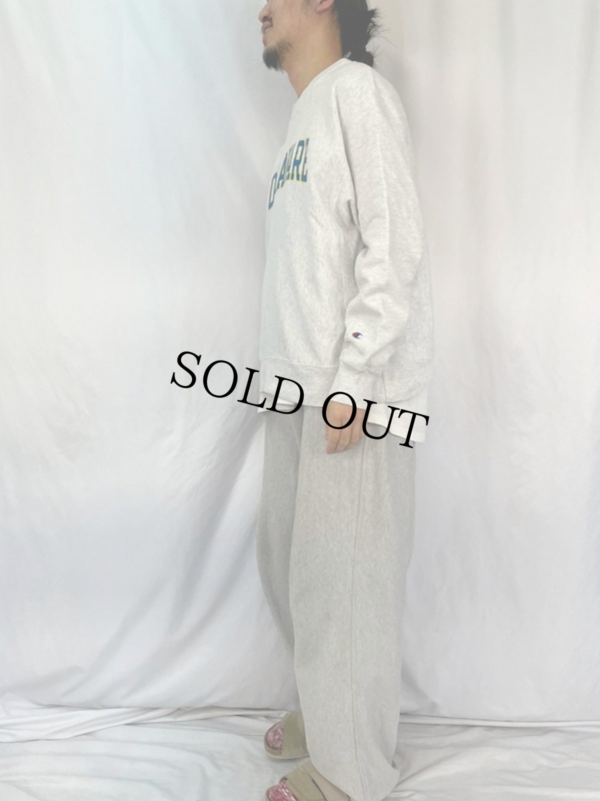 画像3: Champion REVERSE WEAVE "DELAWARE" プリントスウェット L (3)