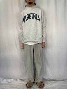 画像2: Champion ORIGINAL REVERSE WEAVE "VIRGINIA" プリントスウェット M (2)