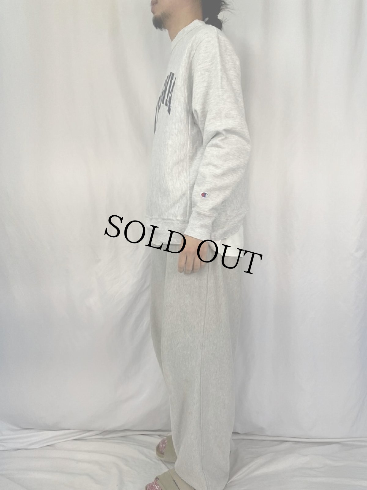 画像3: Champion ORIGINAL REVERSE WEAVE "VIRGINIA" プリントスウェット M (3)