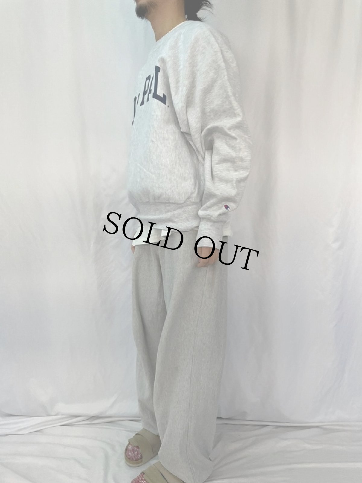 画像3: Champion REVERSE WEAVE "DE PAUL" プリントスウェット XL  (3)