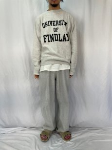 画像2: 90's SOFFE USA製 REVERS WEAVE TYPE "UNIVERSITY OF FINDLAY" プリントスウェット XL (2)