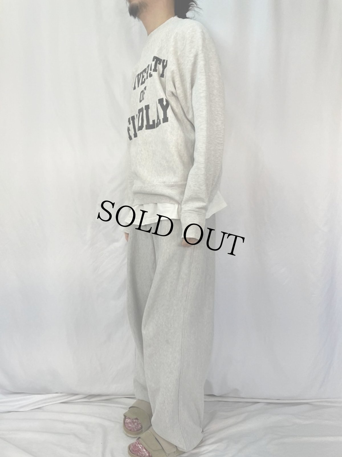 画像3: 90's SOFFE USA製 REVERS WEAVE TYPE "UNIVERSITY OF FINDLAY" プリントスウェット XL (3)