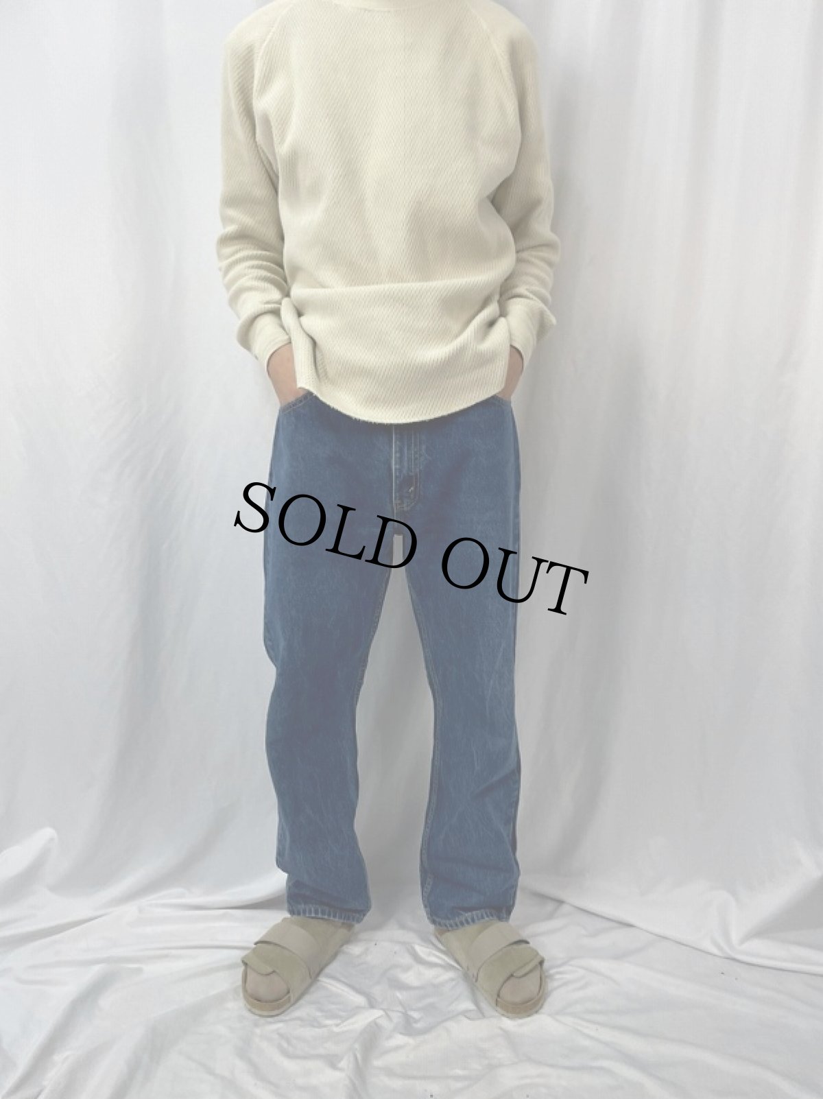 画像2: 90's Levi's 505 USA製 デニムパンツ W35 (2)