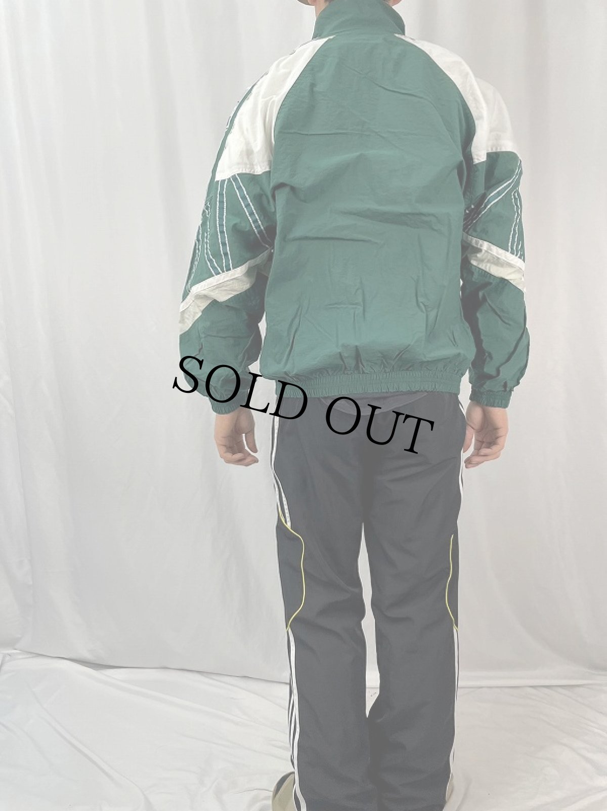 画像4: 80's diadora デザイン ナイロンジャケット XL (4)