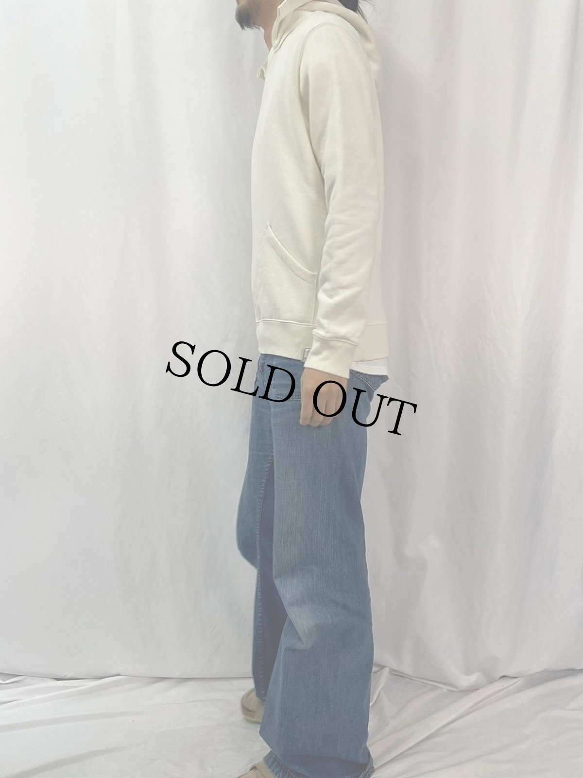 画像3: POLO Ralph Lauren セパポケ 後付けスウェットフーディー M (3)