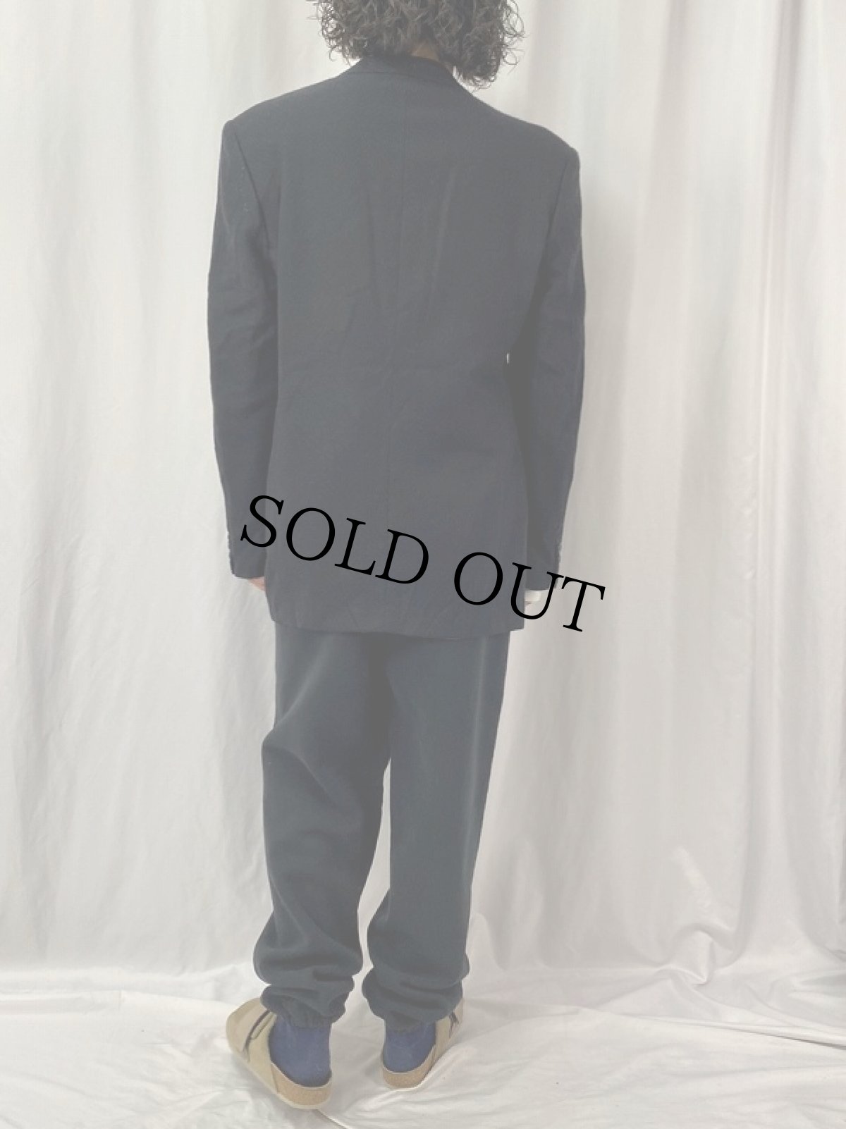 画像4: 80's Yves Saint-Laurent FRANCE製 総柄 ウールテーラードジャケット  (4)