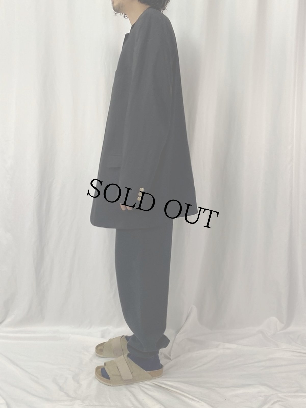 画像3: 80〜90's Burberrys テーラードジャケット BLACK (3)