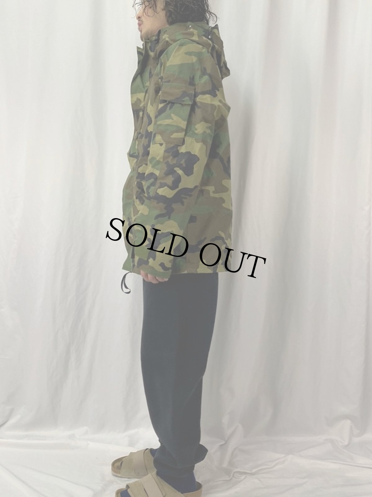 画像3: U.S.MILITARY ECWCS ウッドランドカモ パーカ 1st初期型 SMALL-REGULAR (3)