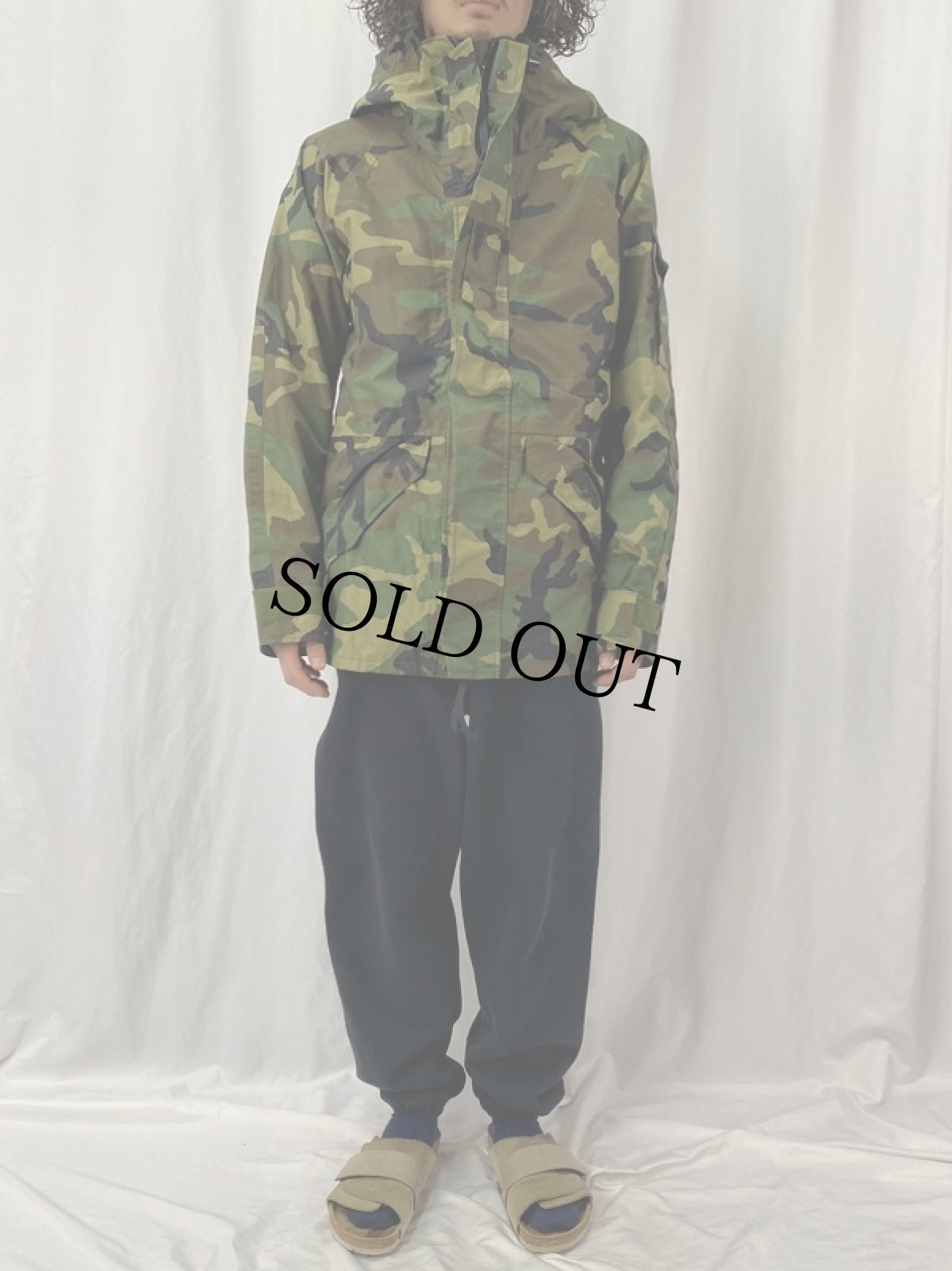 画像2: U.S.MILITARY ECWCS ウッドランドカモ パーカ 1st初期型 SMALL-REGULAR (2)