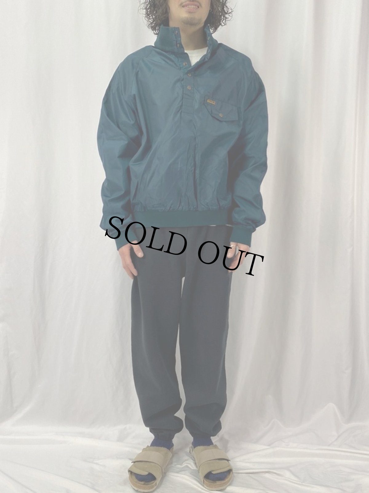 画像2: 80's Eddie Bauer ナイロンプルオーバージャケット XL (2)