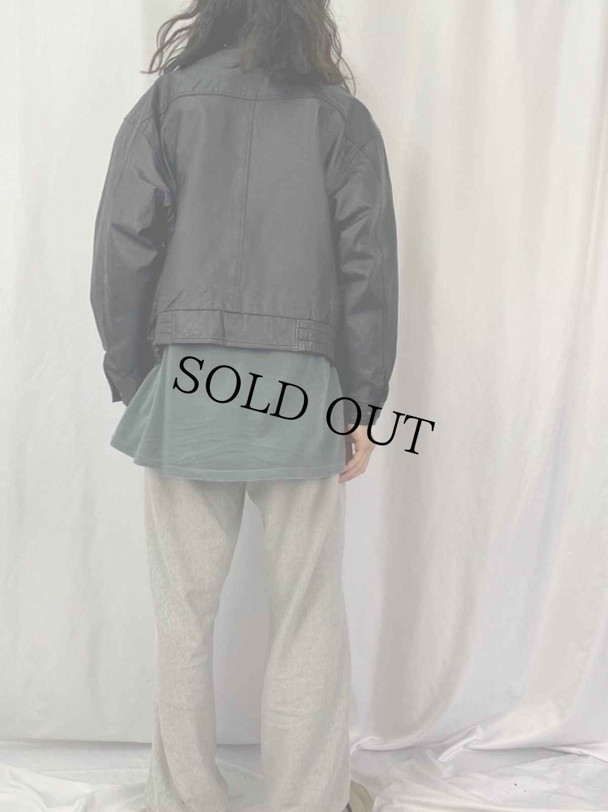 画像4: TRAILE'SEND COLLECTIONS デザイン レザージャケット M (4)