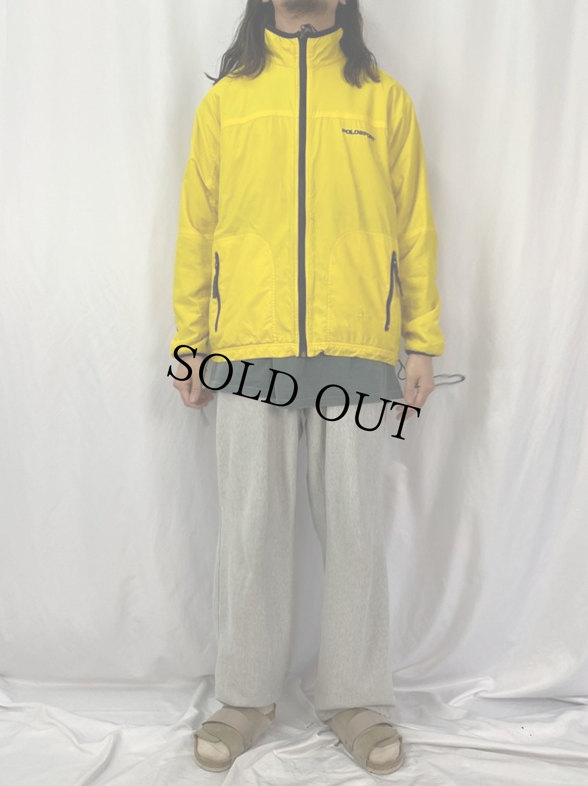 画像3: 90's POLO SPORT Ralph Lauren フリース×ナイロン リバーシブルジップジャケット M  (3)
