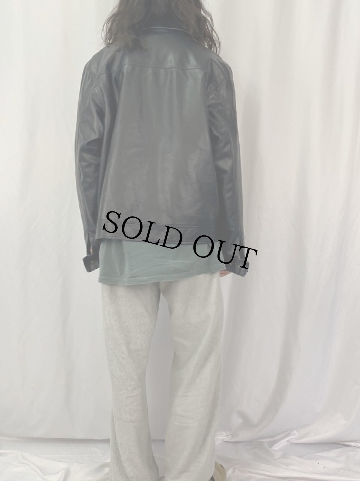 画像4: 〜90's REDSKINS レザージャケット XL (4)