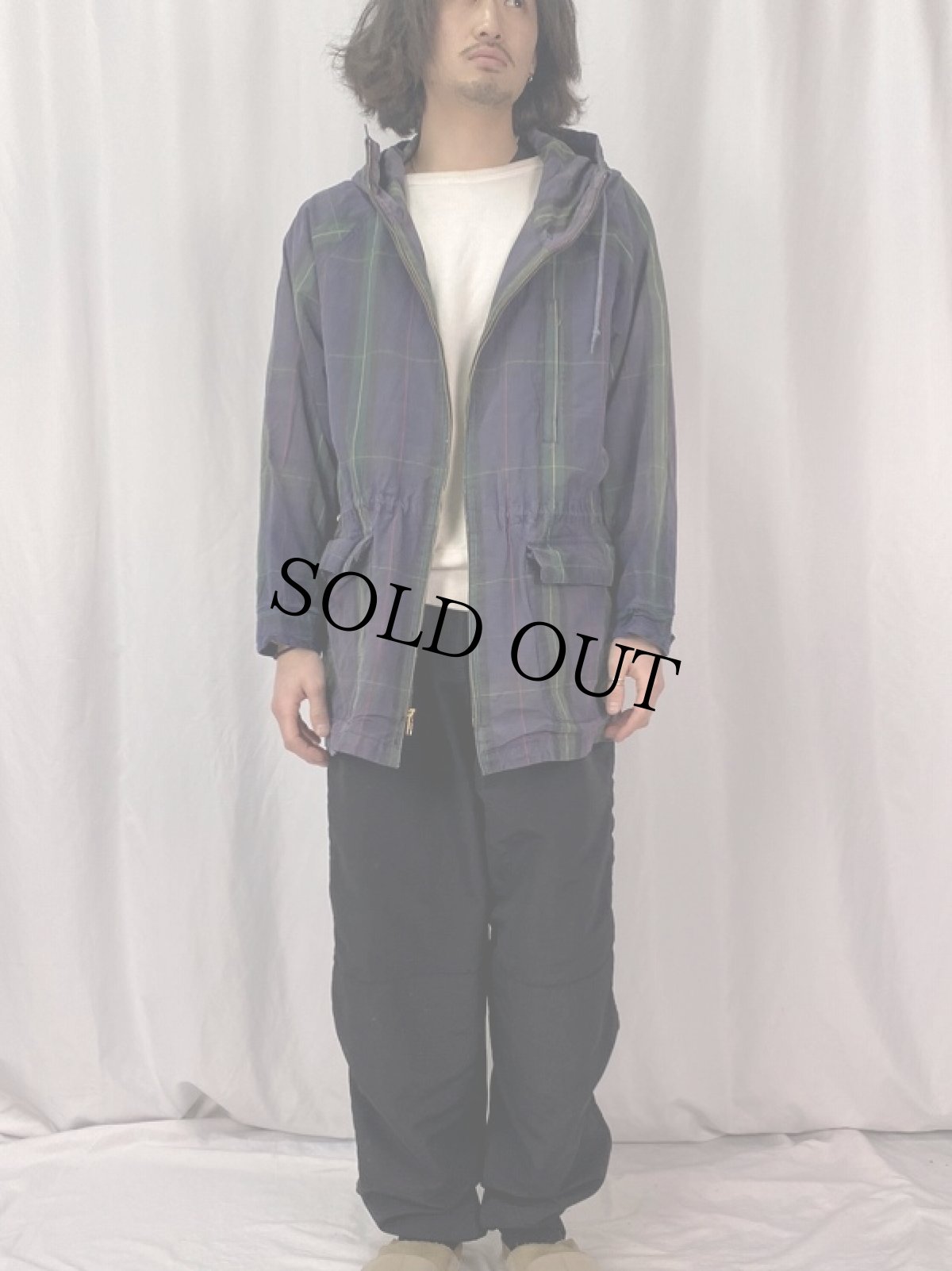 画像2: POLO Ralph Lauren チェック柄 コットンパーカー S (2)