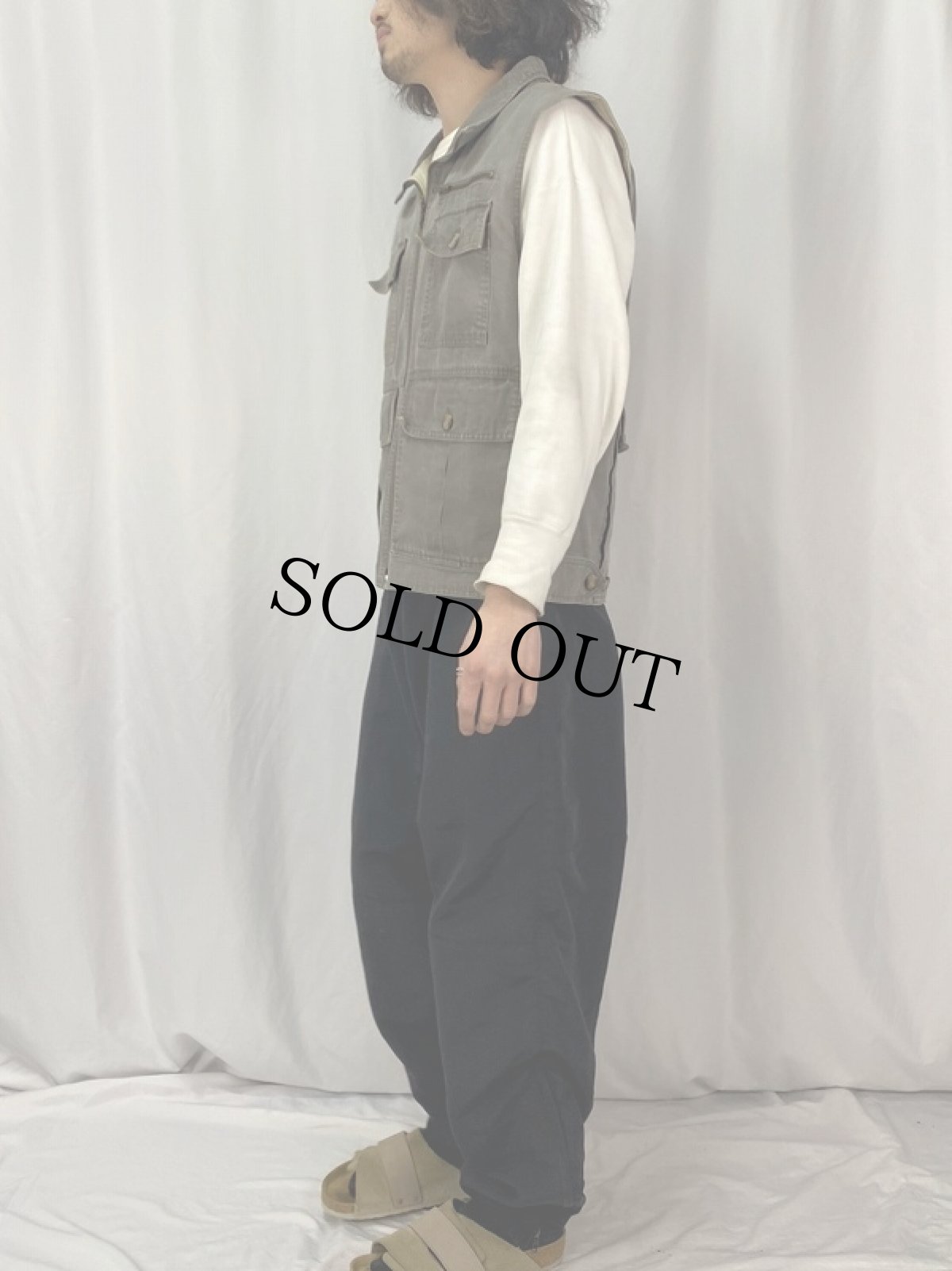 画像3: 〜80's Eddie Bauer コットンハンティングベスト (3)