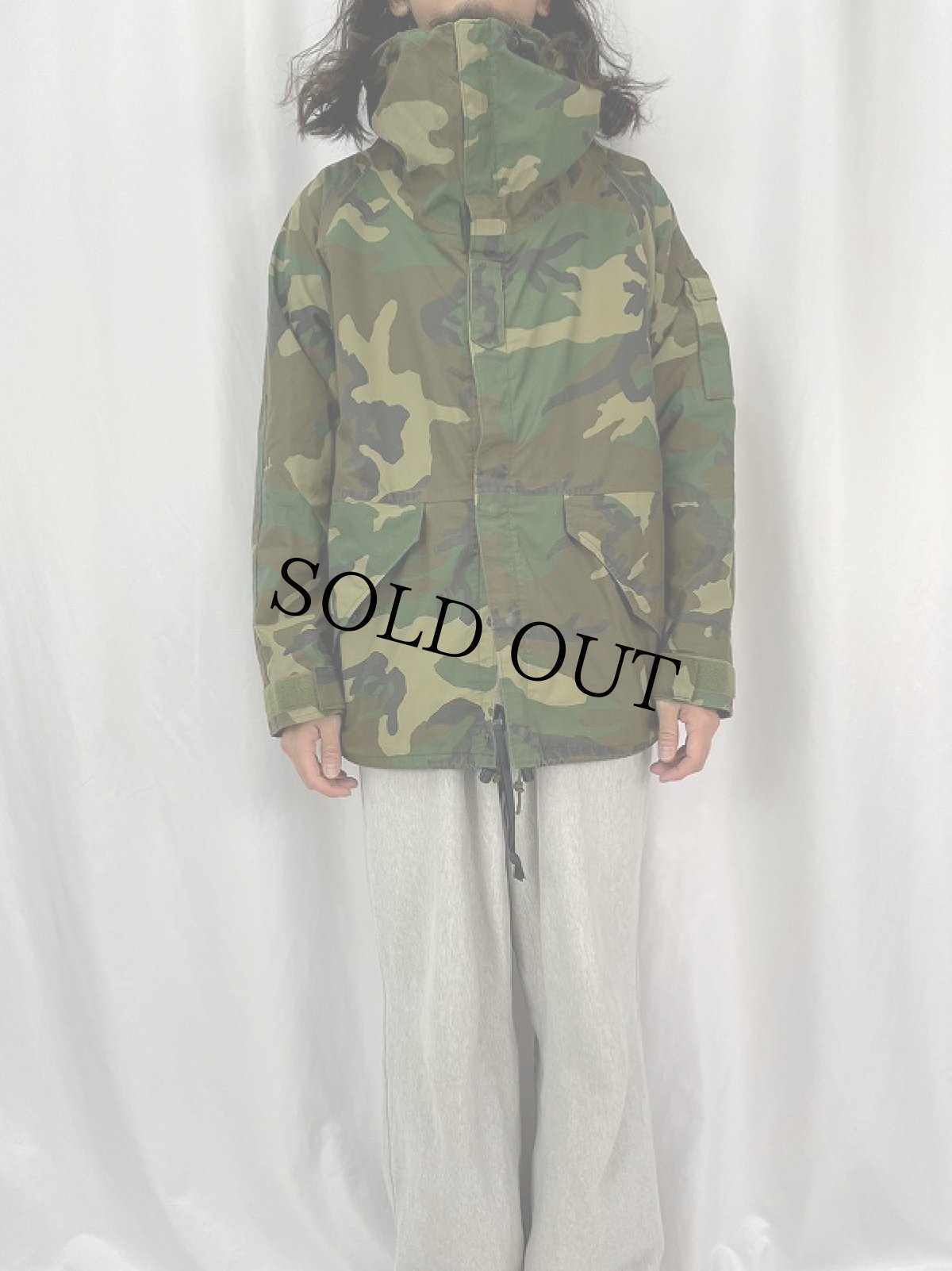 画像2: 80's U.S.ARMY ECWCS GORE-TEXパーカ 1st 最初期 MEDIUM-REGULAR (2)