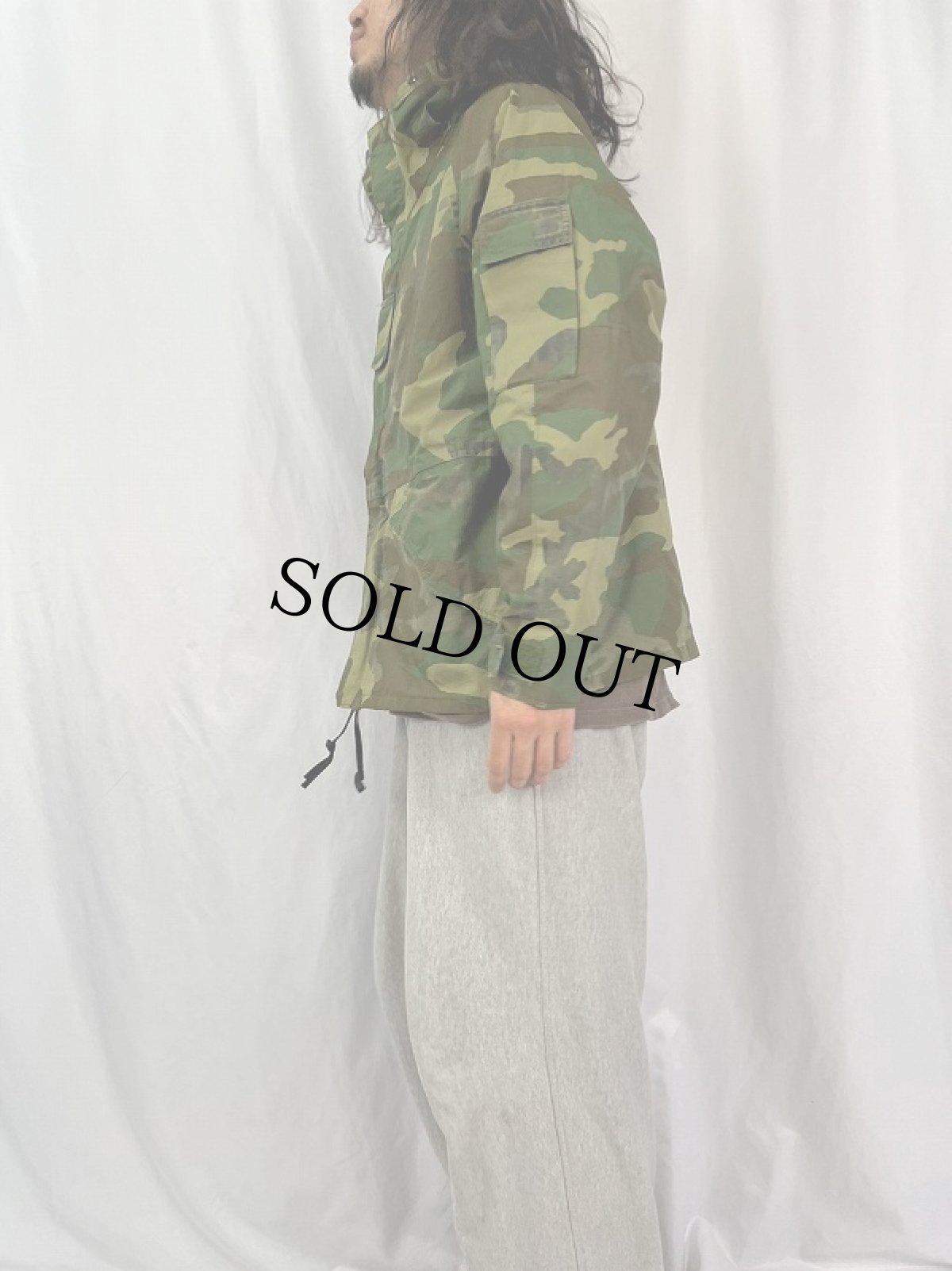 画像3: 90's U.S.MILITARY ECWCS ウッドランドカモ パーカ MEDIUM SHORT (3)