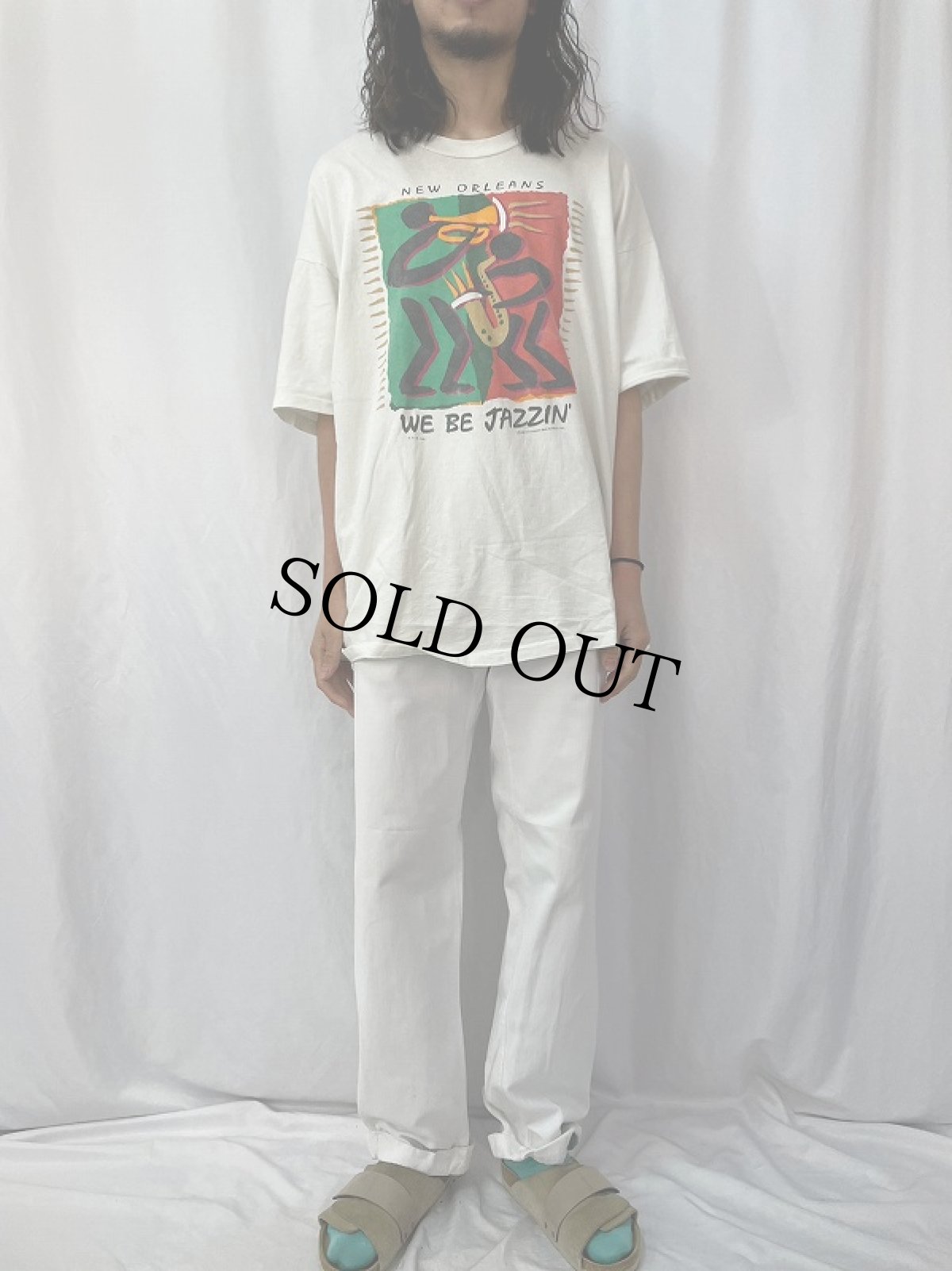 画像2: 50〜60's WHITE DUCK BRAND コットンワークパンツ W31 (2)