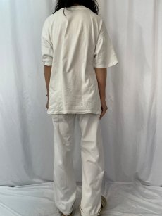 画像4: 50〜60's WHITE DUCK BRAND コットンワークパンツ W31 (4)