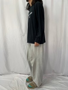 画像3: 90's POLO SPORT Ralph Lauren ロゴプリントロンT L BLACK (3)