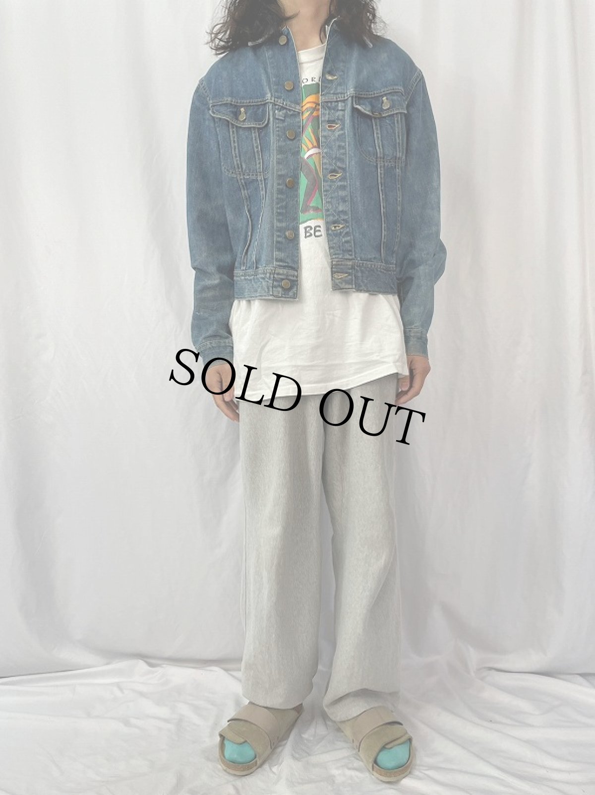 画像2: 60's Lee 101-J デニムジャケット 42L (2)