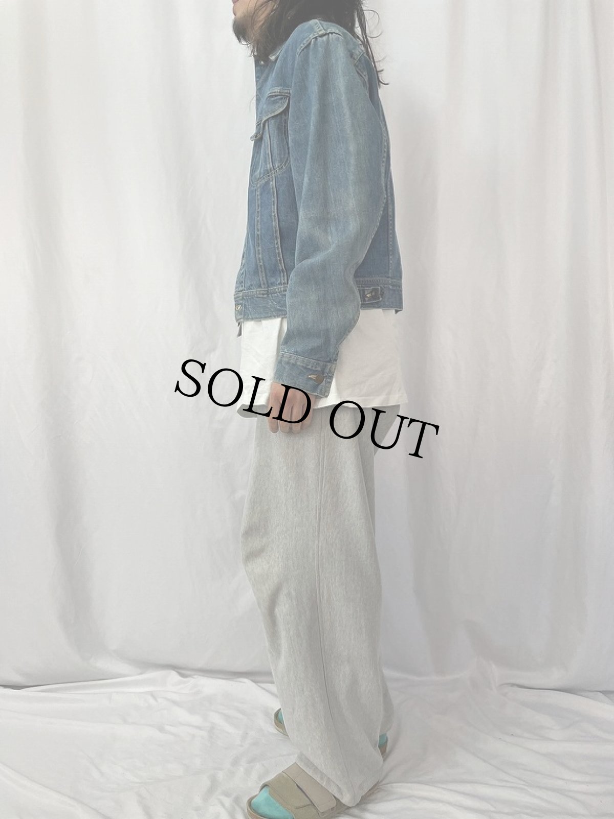 画像3: 60's Lee 101-J デニムジャケット 42L (3)