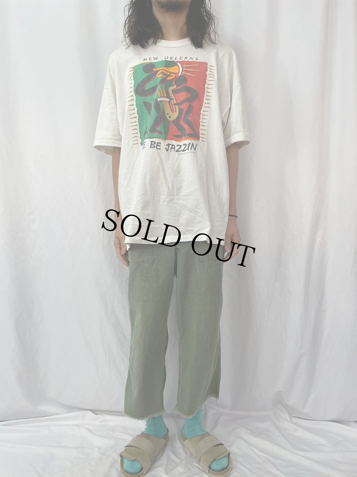 画像2: 60's U.S.ARMY "サイドアジャスタ付き" ベイカーパンツ W31 (2)