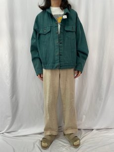 画像2: 90's Levi's 70598-0748 USA製 後染め デニムジャケット XL (2)