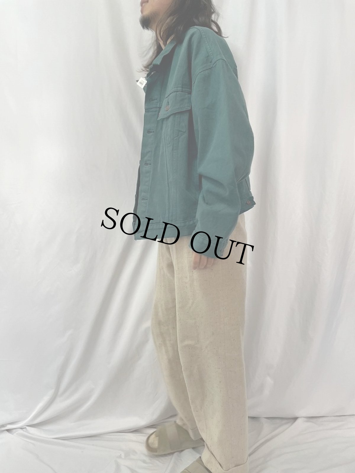 画像3: 90's Levi's 70598-0748 USA製 後染め デニムジャケット XL (3)