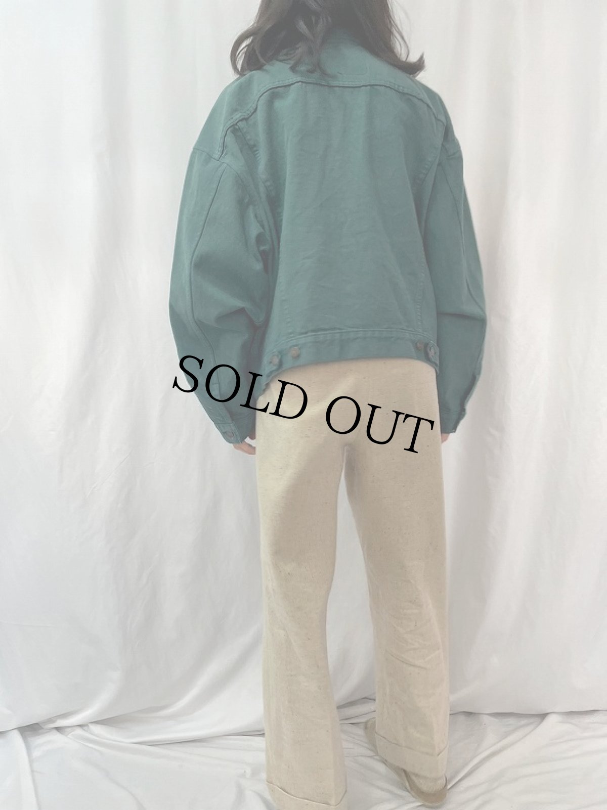 画像4: 90's Levi's 70598-0748 USA製 後染め デニムジャケット XL (4)