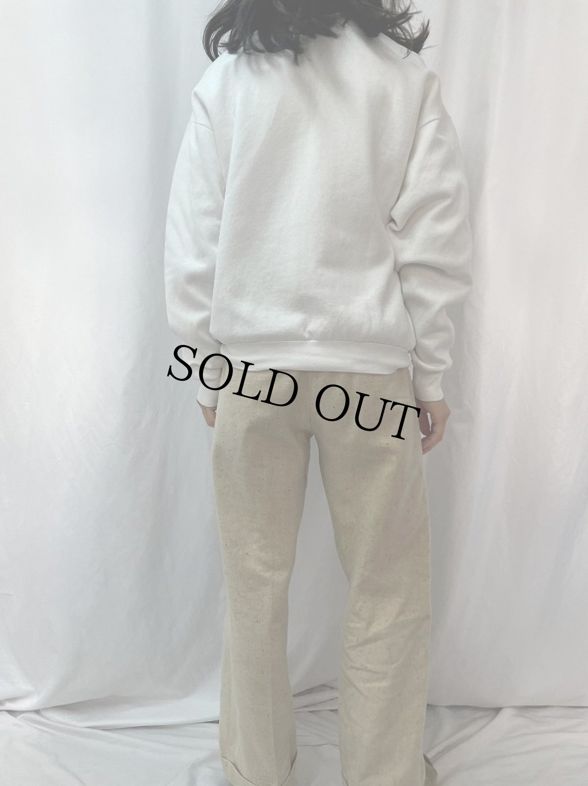 画像4: 90's "Van Gogh's Cat" USA製 パロディ スウェット XL (4)