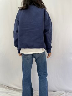 画像4: 90's FRUIT OF THE LOOM USA製 "S.M.EAST BASEBALL" プリントスウェット XXL (4)