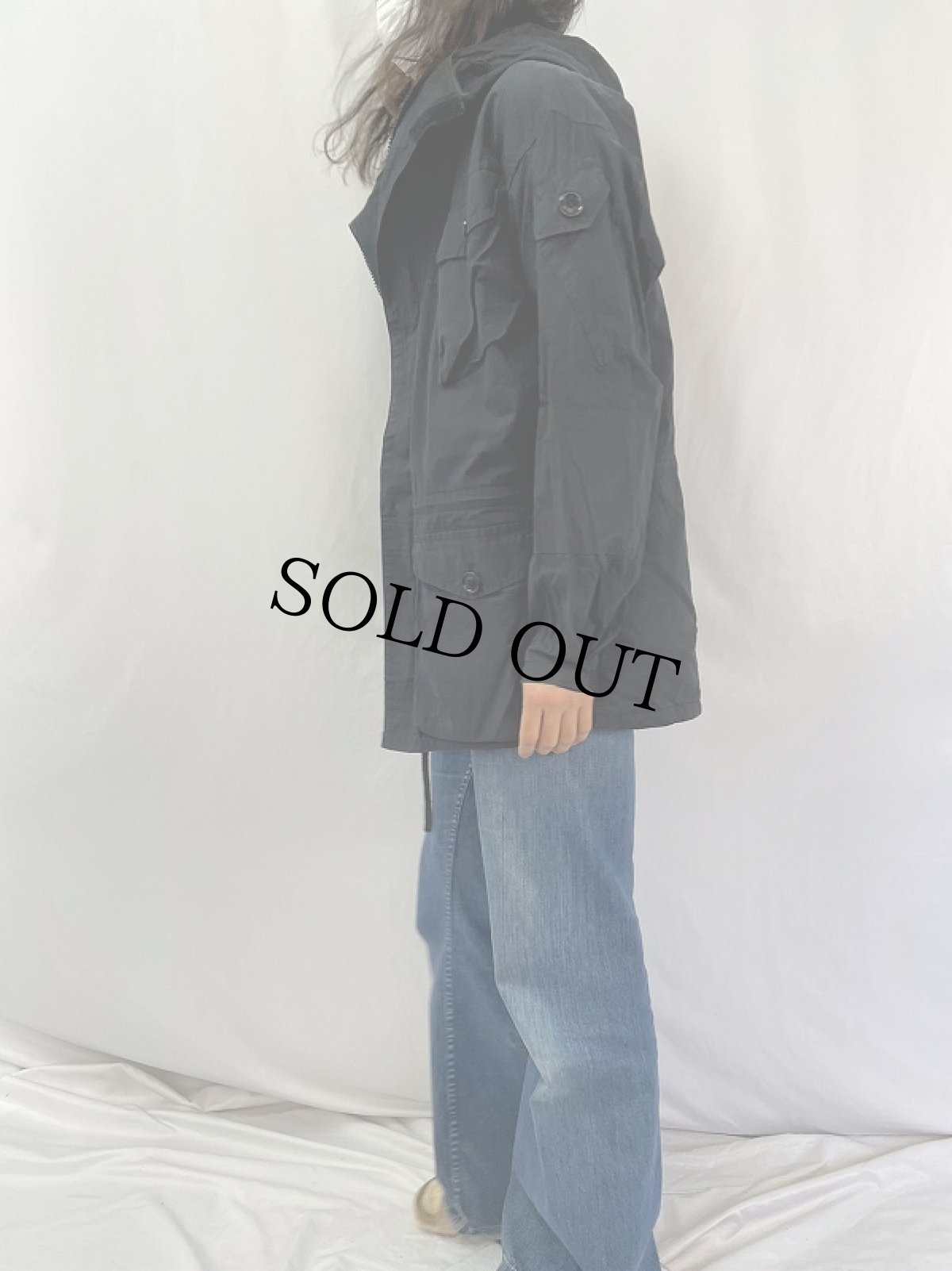 画像3: 民間品 イギリス軍 コンバットスモック S BLACK (3)