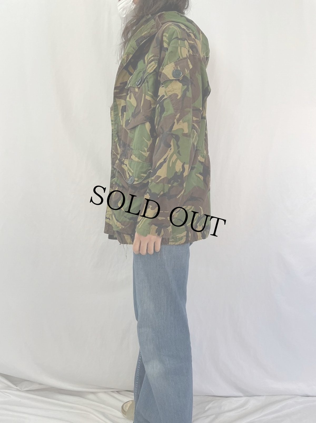 画像3: 90's イギリス軍 DPMカモ コンバットパーカー (3)