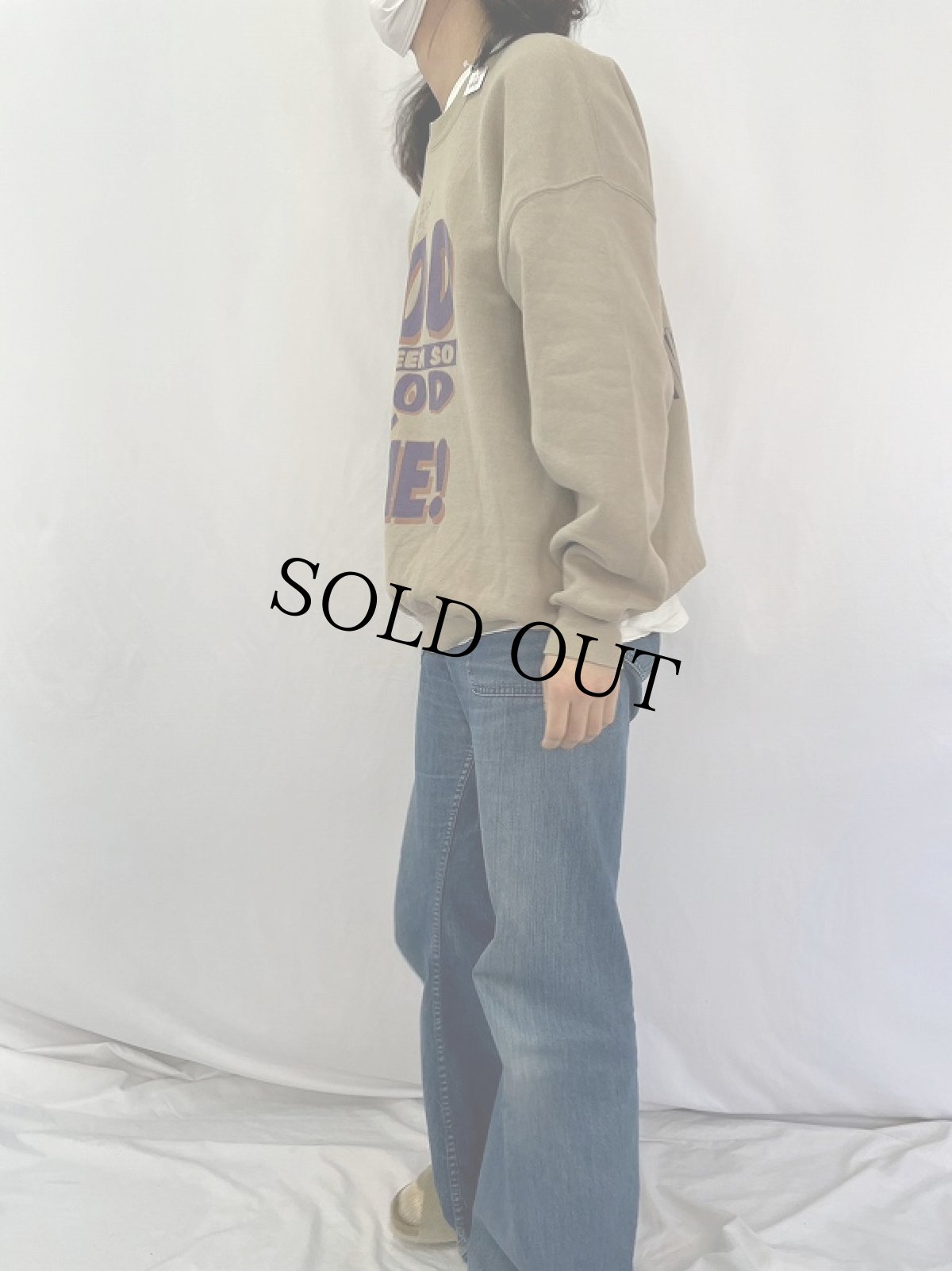 画像3: 90's USA製 "GOD HAS BEEN SO GOOD 2 ME" ジーザスプリントスウェット 2X (3)