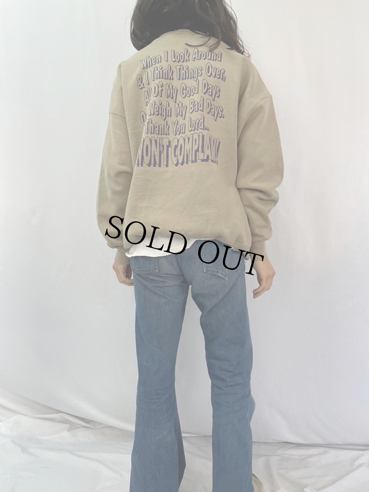 画像4: 90's USA製 "GOD HAS BEEN SO GOOD 2 ME" ジーザスプリントスウェット 2X (4)