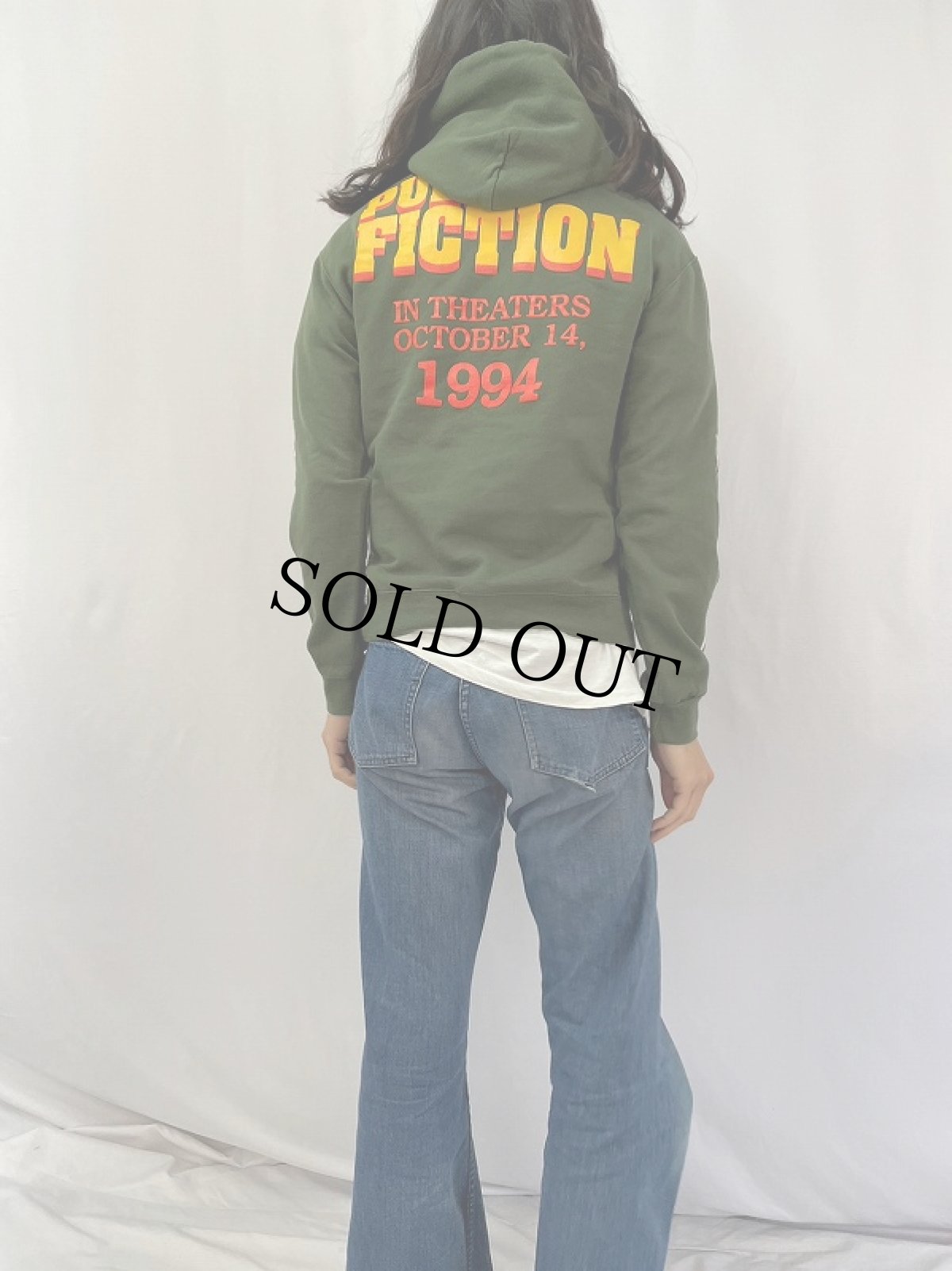 画像4: PULP FICTION 映画プリントスウェットフーディー S (4)