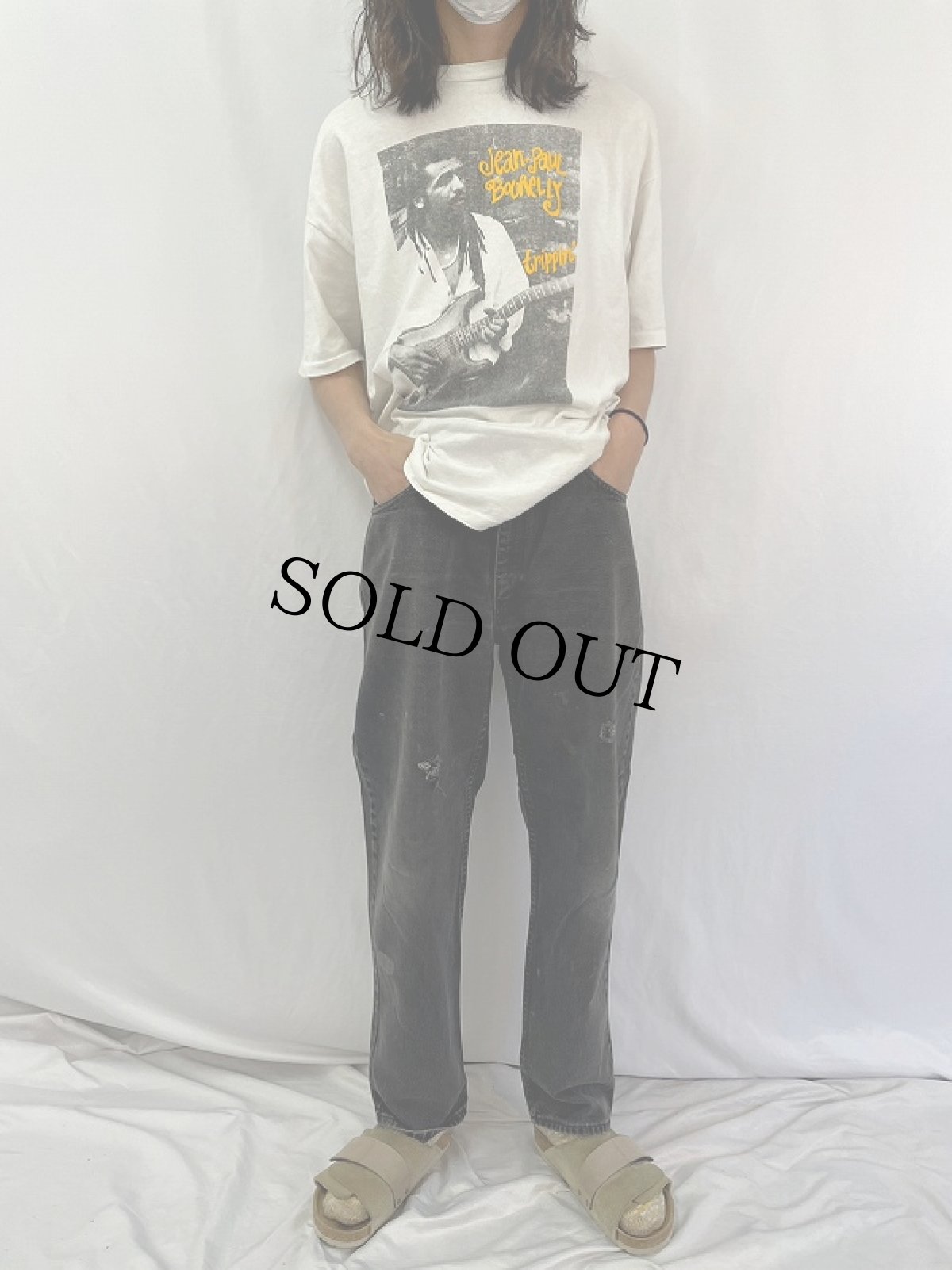 画像2: 00's Levi's 550 USA製 ブラックデニムパンツ W34 (2)