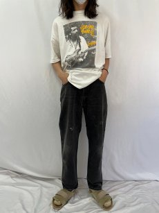 画像2: 00's Levi's 550 USA製 ブラックデニムパンツ W34 (2)