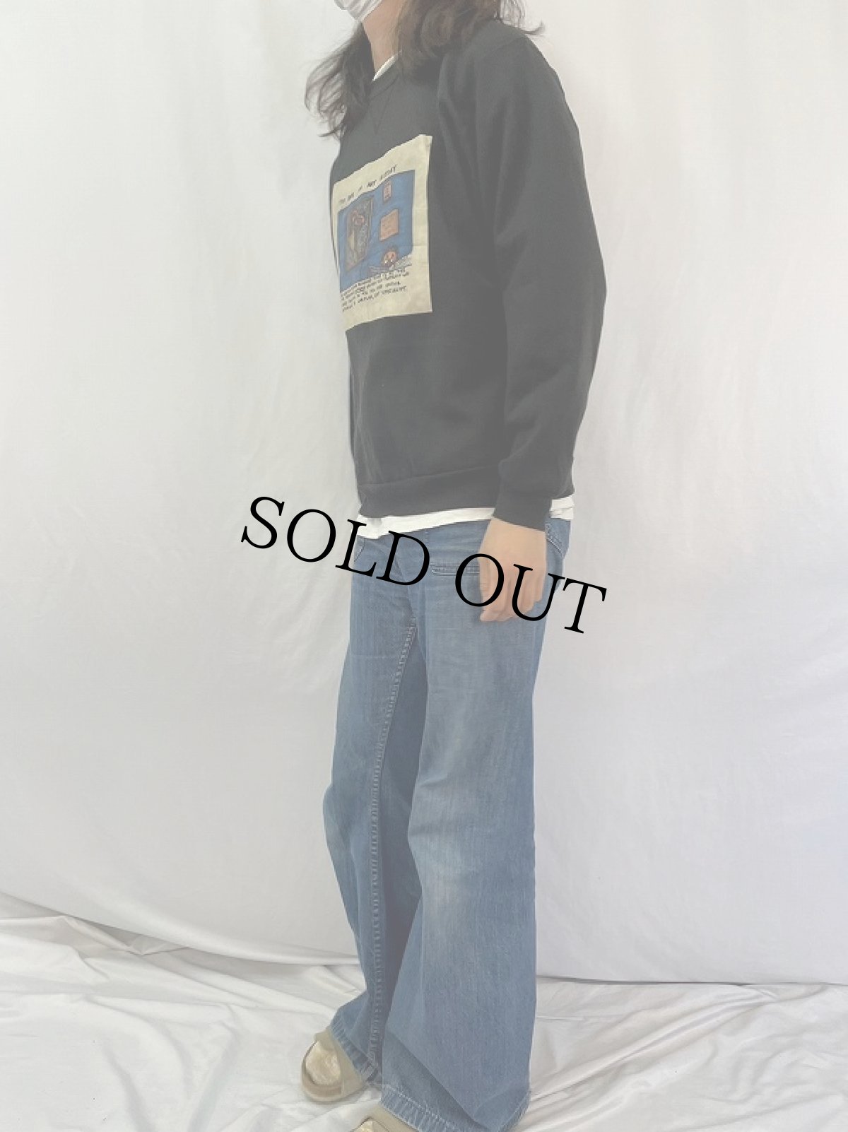 画像3: "THIS DATE IN ART HISTORY" アートイラストスウェット M (3)