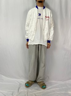 画像2: 80's Grafic Jacket × Dupont "Tyvek" ペーパージャケット L (2)