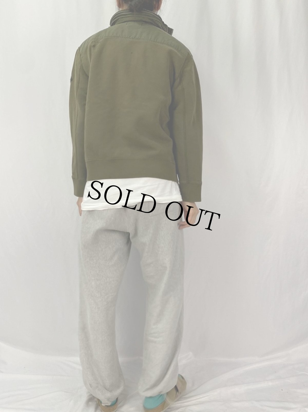 画像4: POLO Ralph Lauren ミリタリージップジャケット M (4)