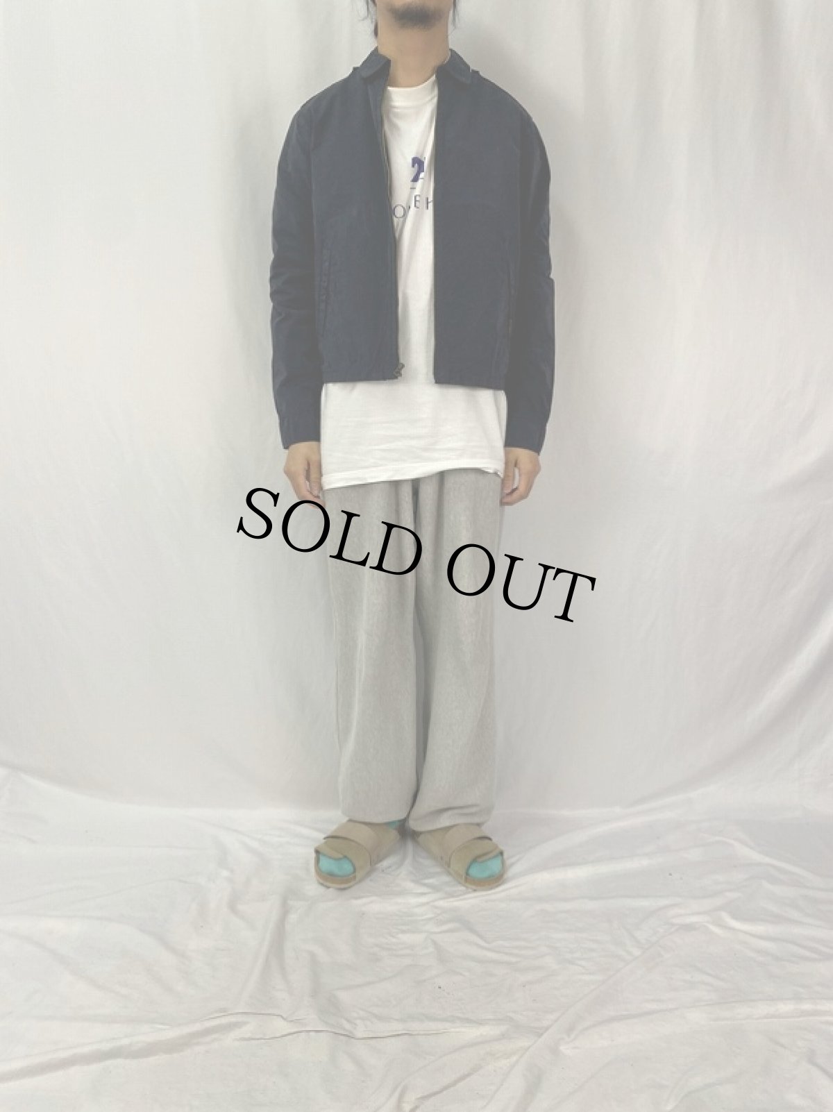 画像2: POLO Ralph Lauren オイルドジャケット S NAVY (2)