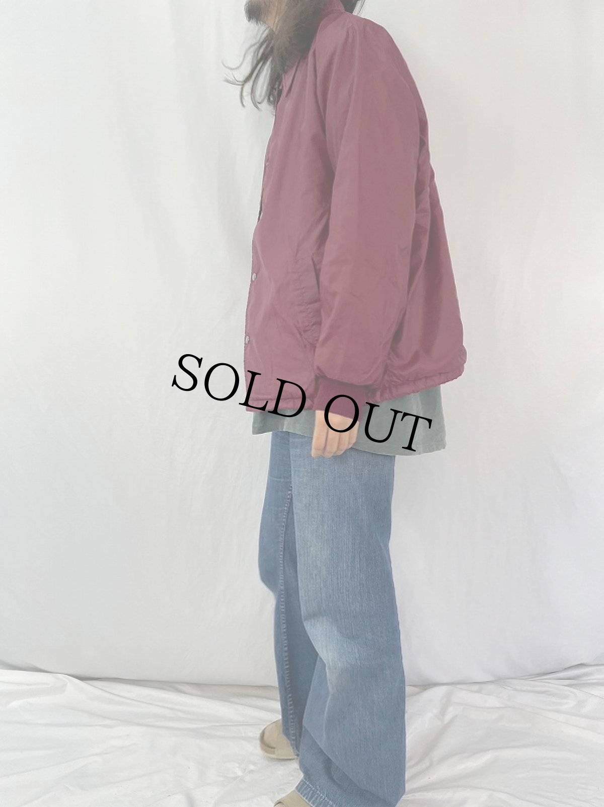 画像3: 70's Sears Outerwear 裏ボア ナイロンコーチジャケット XL  (3)