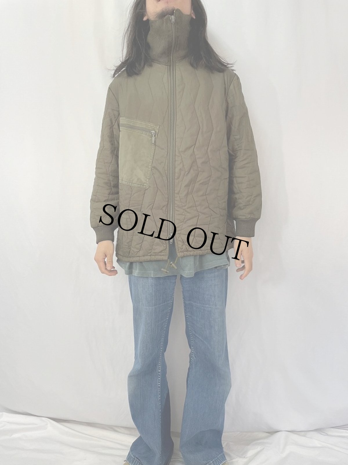 画像2: ドイツ軍 キルティングライナージャケット  (2)