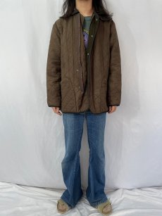 画像2: Barbour キルティングライナージャケット BROWN (2)