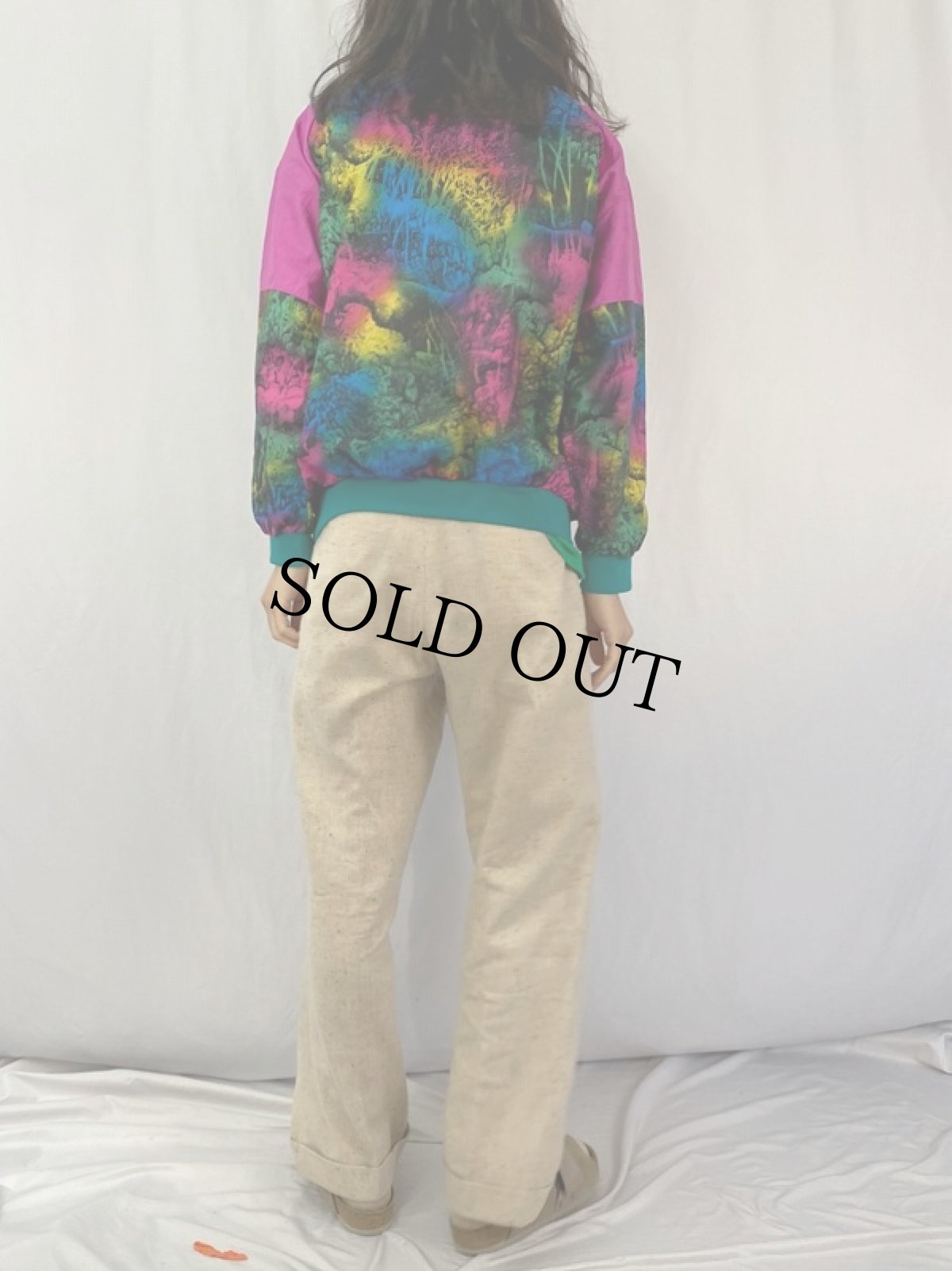 画像4: TKS 総柄 ラグランプルオーバー (4)