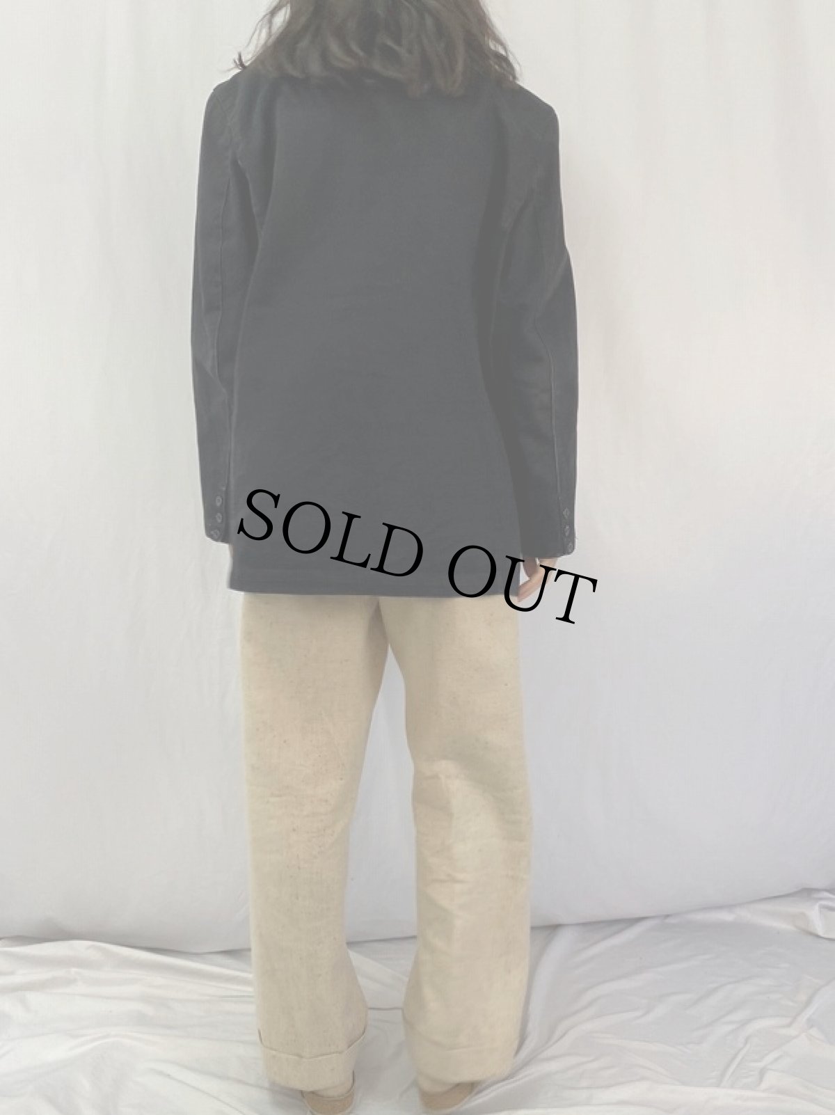 画像4: INTERNATIONAL MAIE コットンテーラードジャケット XL (4)