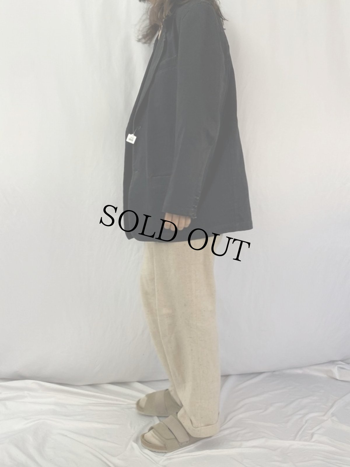 画像3: INTERNATIONAL MAIE コットンテーラードジャケット XL (3)