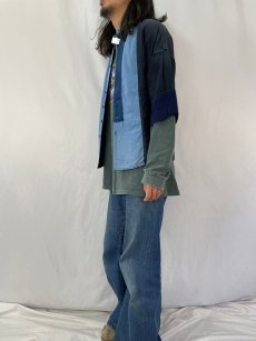 画像3: KAPITAL パッチワーク コットンシャツ S (3)